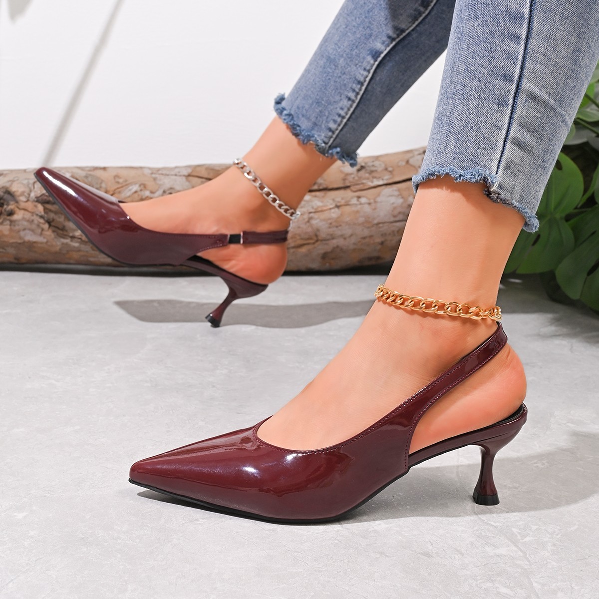 Women'S Shoes Quality - Escarpins en cuir verni à bout