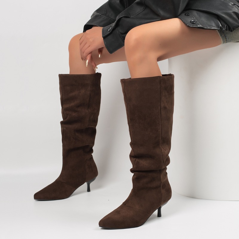 Bottes longues décontractées e - Knee High Boots Women avis et prix