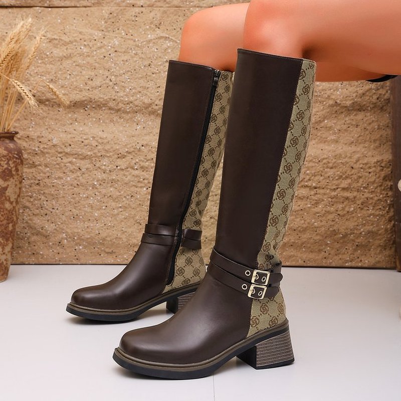 Bottes longues pour femmes, co - Knee High Boots Women avis et prix