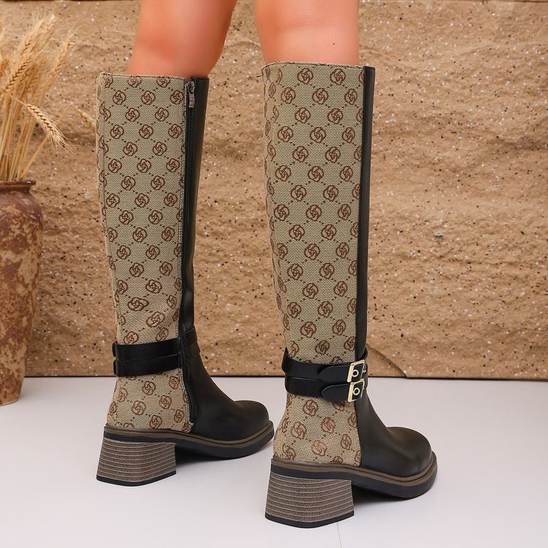 Bottes longues pour femmes, co - Knee High Boots Women avis et prix
