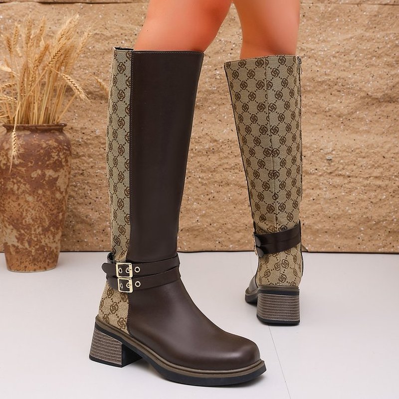 Bottes longues pour femmes, co - Knee High Boots Women avis et prix