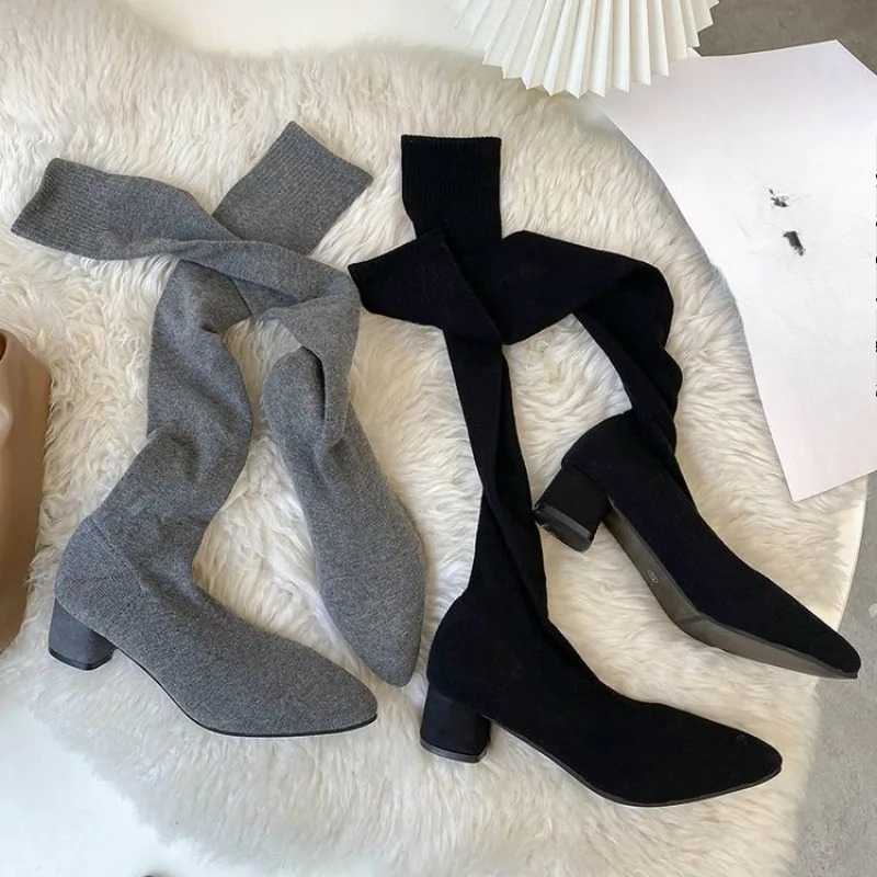 Chaussures chaussettes hautes  - Sock Boot Women avis et prix