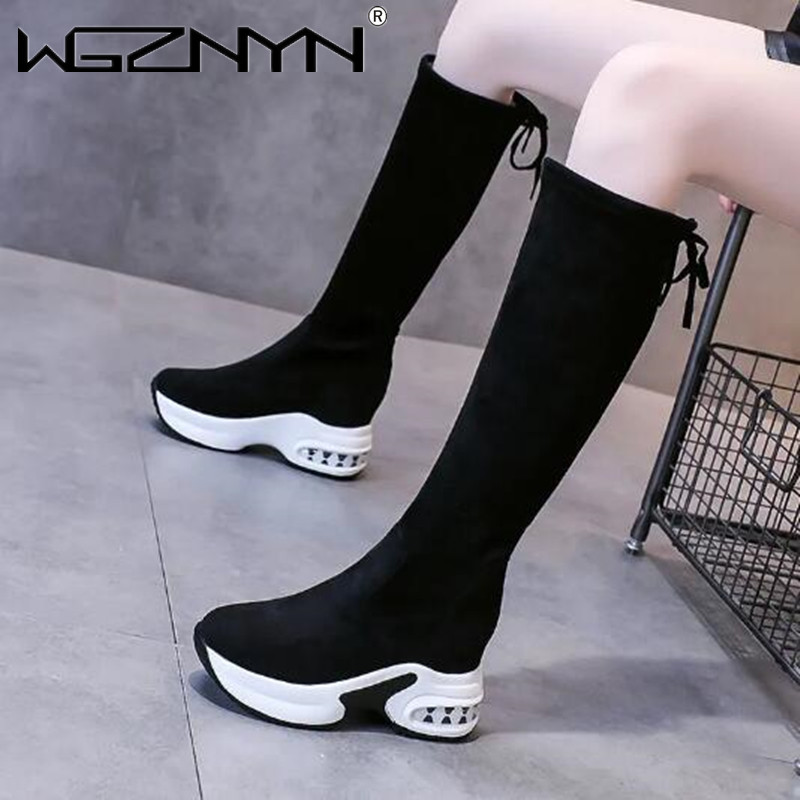 Bottes longues à plateforme ép - Knee High Boots Women avis et prix