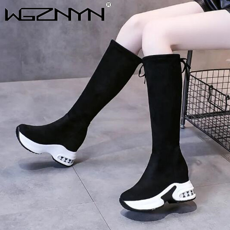 Bottes longues à plateforme ép - Knee High Boots Women avis et prix