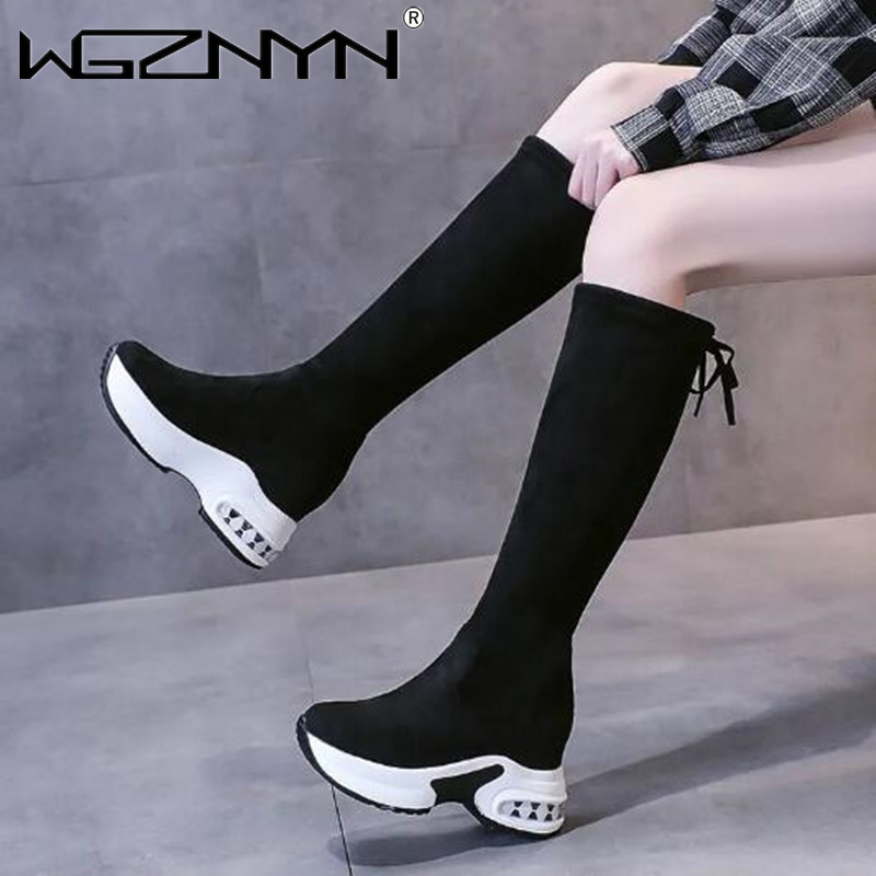 Bottes longues à plateforme ép - Knee High Boots Women avis et prix